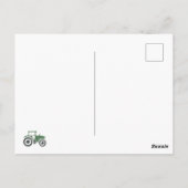 Carte Postale Tracteur agricole (Dos)