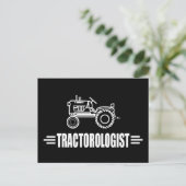 Carte Postale Tracteur amusant (Debout devant)