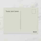 Carte Postale tracteur fermier vieux cool ajouter du texte (Dos)