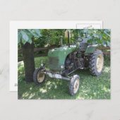 Carte Postale Tracteur Green Steyr 80A (Devant / Derrière)