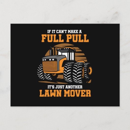 Carte Postale Tracteur Puller Agricole Tracteur Puller S'Il (Devant)