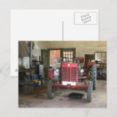 Carte Postale Tracteur Red McGormick (Devant / Derrière)