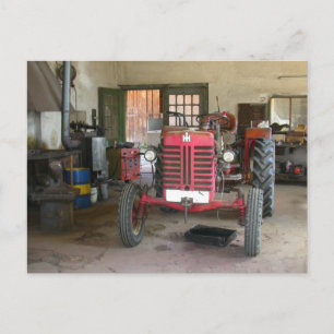 Carte Postale Tracteur Red McGormick