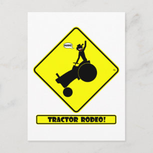 Carte Postale TRACTEUR RODEO 1y
