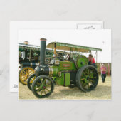 Carte Postale tracteur vintage (Devant / Derrière)