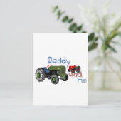 Carte Postale Tracteurs Daddy et Me (Debout devant)
