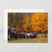 Carte Postale Tracteurs du New Hampshire à l'automne (Devant / Derrière)