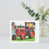 Carte Postale TRACTEURS vintages (Debout devant)