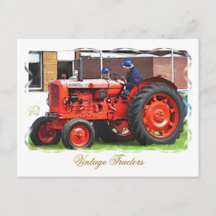 Carte Postale TRACTEURS vintages