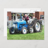 Carte Postale TRACTEURS vintages (Devant / Derrière)
