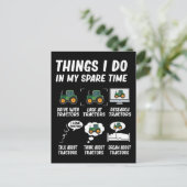 Carte Postale Tractor Boy Funny Farming Tractors (Debout devant)