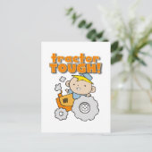 Carte Postale Tractor T-shirts et cadeaux robustes (Debout devant)