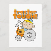Carte Postale Tractor T-shirts et cadeaux robustes (Devant)
