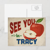 Carte Postale Tracy California Apple - Vintage voyage (Devant / Derrière)