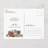 Carte postale traditionnelle Christmas Tree Holida (Dos)