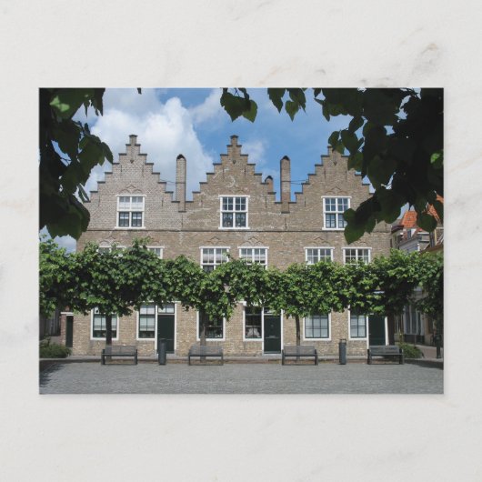Carte postale traditionnelle hollandaise Maisons V (Devant)