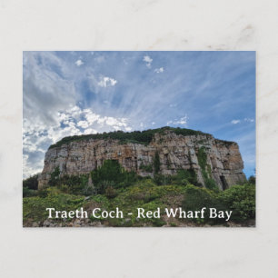 Carte Postale Traeth Coch - Baie de Wharf Rouge