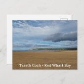 Carte Postale Traeth Coch - Red Wharf Bay (Devant / Derrière)