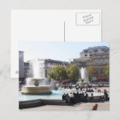 Carte Postale Trafalgar Carré (Devant / Derrière)