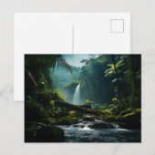 Carte Postale Trafalgar Falls Tropical Rainforest Photographie (Devant / Derrière)