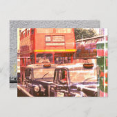 Carte Postale Traffic de Londres (Devant / Derrière)