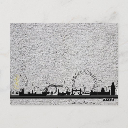 Carte Postale Traffic de Londres (Dos)