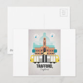 CARTE POSTALE TRAFFORD, MANCHESTER (Devant / Derrière)