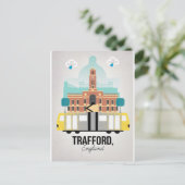 CARTE POSTALE TRAFFORD, MANCHESTER (Debout devant)