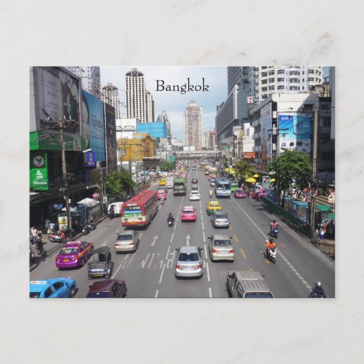 Carte Postale trafic de bangkok (Devant)