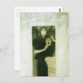 Carte Postale Tragédie par Gustav Klimt (Devant / Derrière)