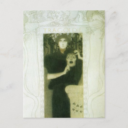 Carte Postale Tragédie par Gustav Klimt (Devant)