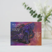 Carte Postale Trail of Stars Sympathie pour les chevaux (Debout devant)