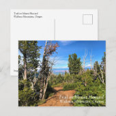 Carte Postale Trail on Mount Howard (Devant / Derrière)