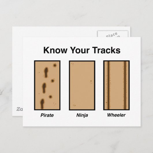 Carte postale Trails (Devant / Derrière)