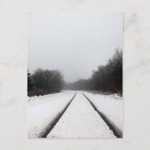 Carte postale Trails Foggy Train