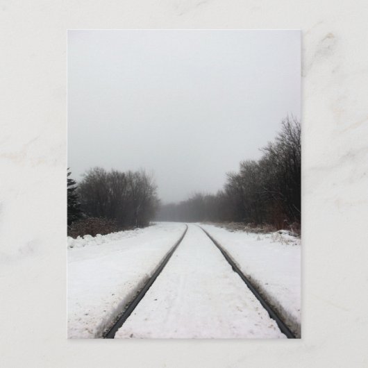 Carte postale Trails Foggy Train (Devant)