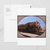 Carte Postale train (Devant / Derrière)