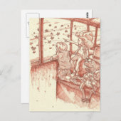 Carte Postale Train (Devant / Derrière)