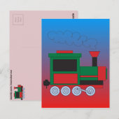 Carte Postale Train (Devant / Derrière)