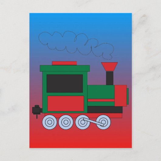 Carte Postale Train (Devant)