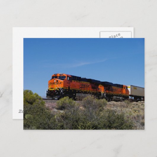 Carte Postale Train (Devant / Derrière)