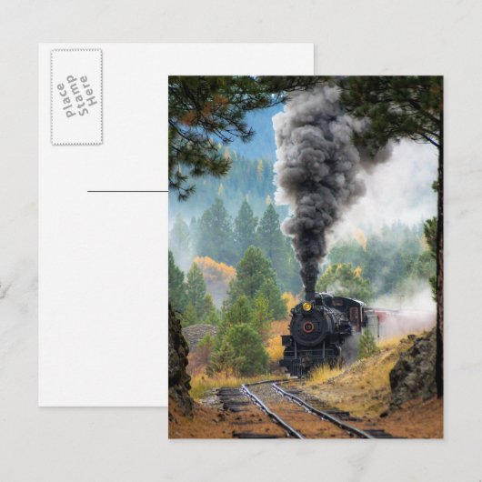 Carte Postale Train 19 (Devant / Derrière)