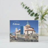 Carte Postale Train à chameaux à Keren Érythrée (Debout devant)