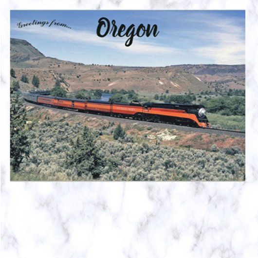 Carte Postale Train à South Junction Oregon