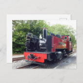 CARTE POSTALE TRAIN À VAPEUR (Devant / Derrière)