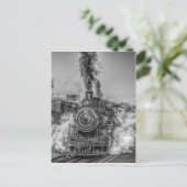 Carte Postale Train à vapeur (Debout devant)