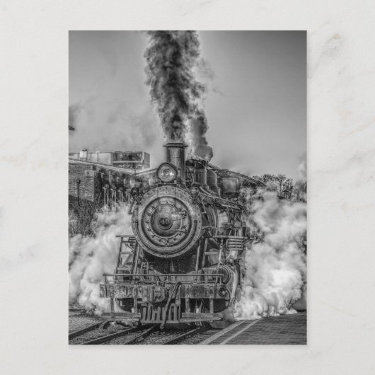 Carte Postale Train à vapeur (Devant)