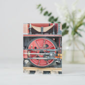 CARTE POSTALE TRAIN À VAPEUR (Debout devant)