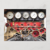 CARTE POSTALE TRAIN À VAPEUR (Devant)