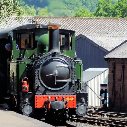 CARTE POSTALE TRAIN À VAPEUR